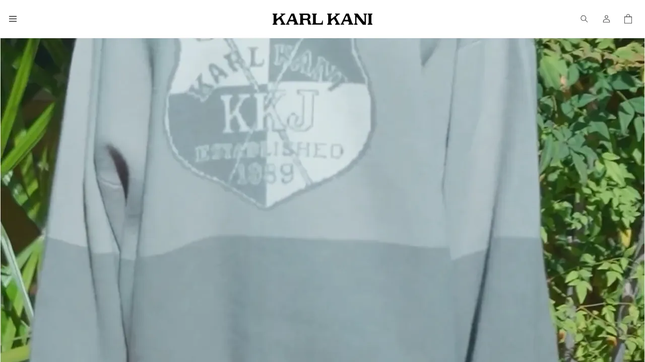 Homepage of the streetwear brand site we built